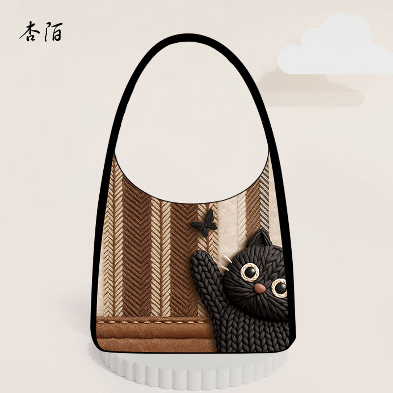 杏陌秋冬百搭大容量休闲百搭学生文艺肩包时尚简约潮流包单肩