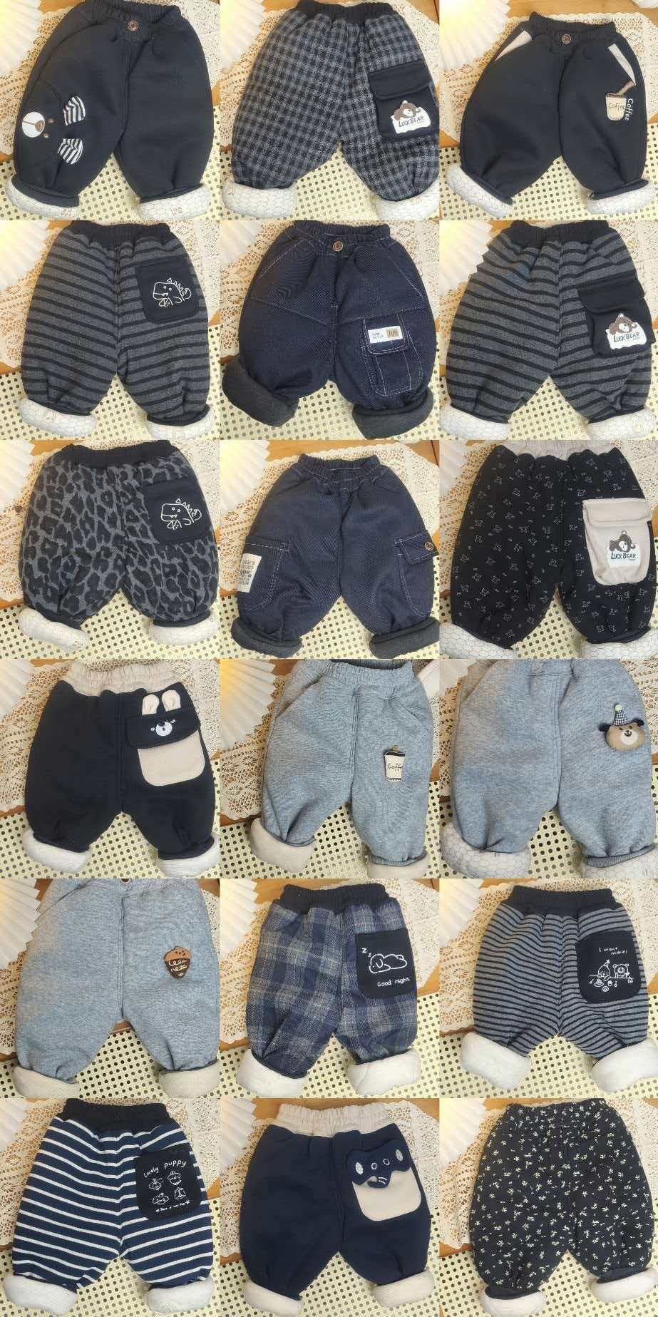 儿童棉裤冬季三层加厚男童女童夹棉棉裤冬季外穿保暖一条过冬儿童