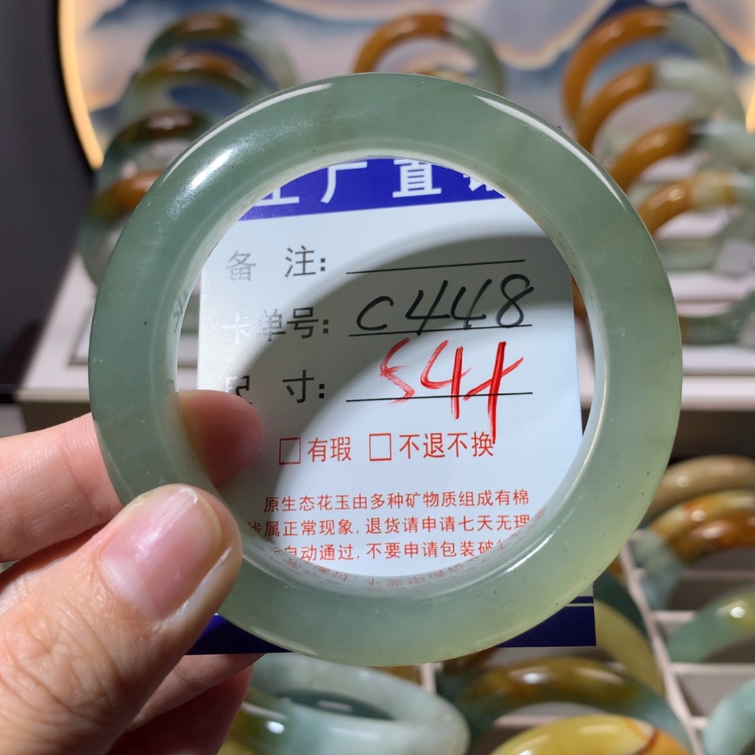 【闪购商品】蛇纹石玉手镯未镶嵌