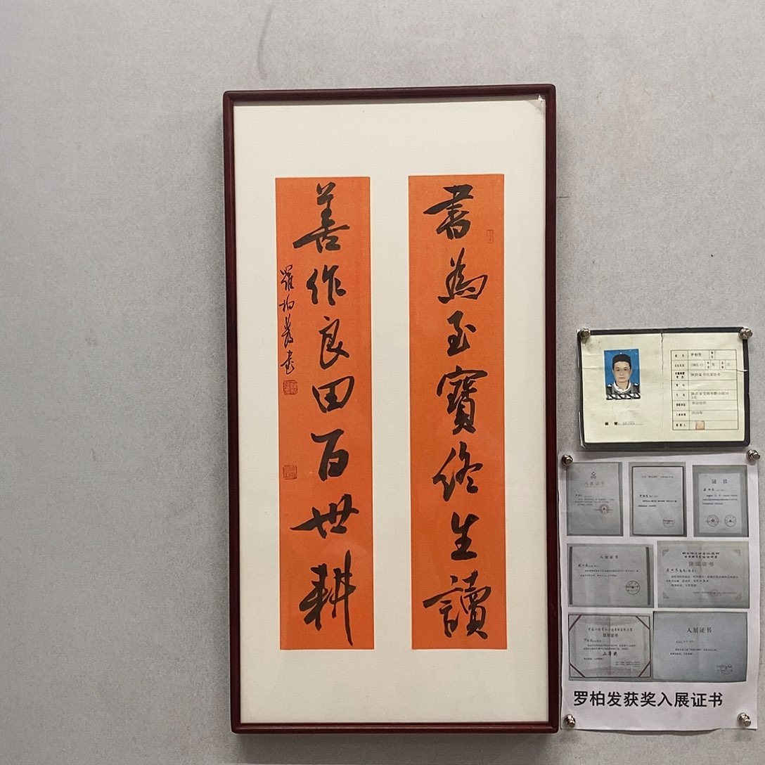 书法罗柏发书法书为