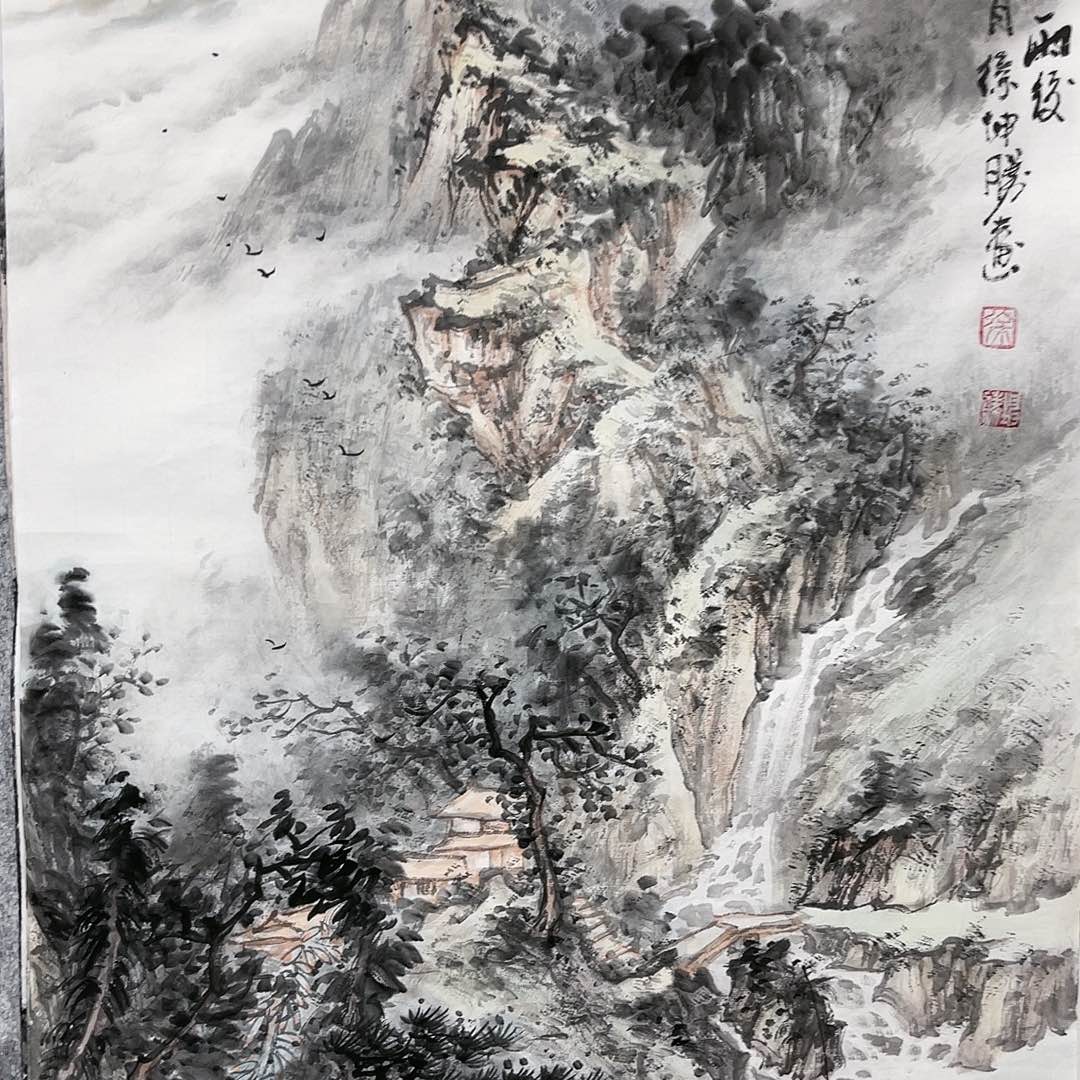 绘画金**马韩江书画徐坤胜