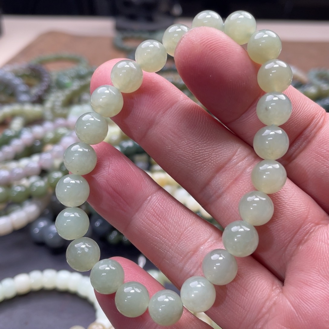 和田玉手链未镶嵌