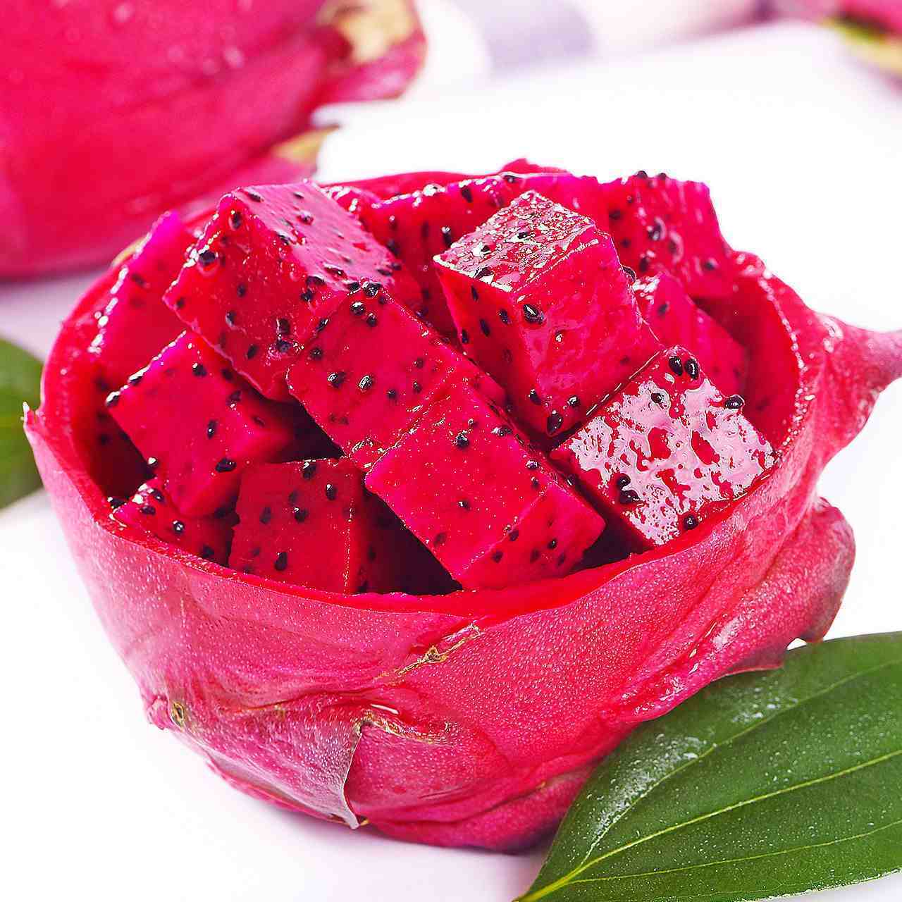 【长春同城】红心火龙果 5个果（皮越皱越甜）