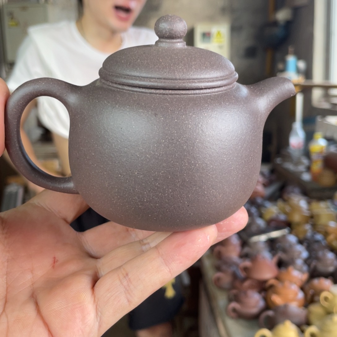 茶壶紫砂LD。  匏尊。天青泥。200CC