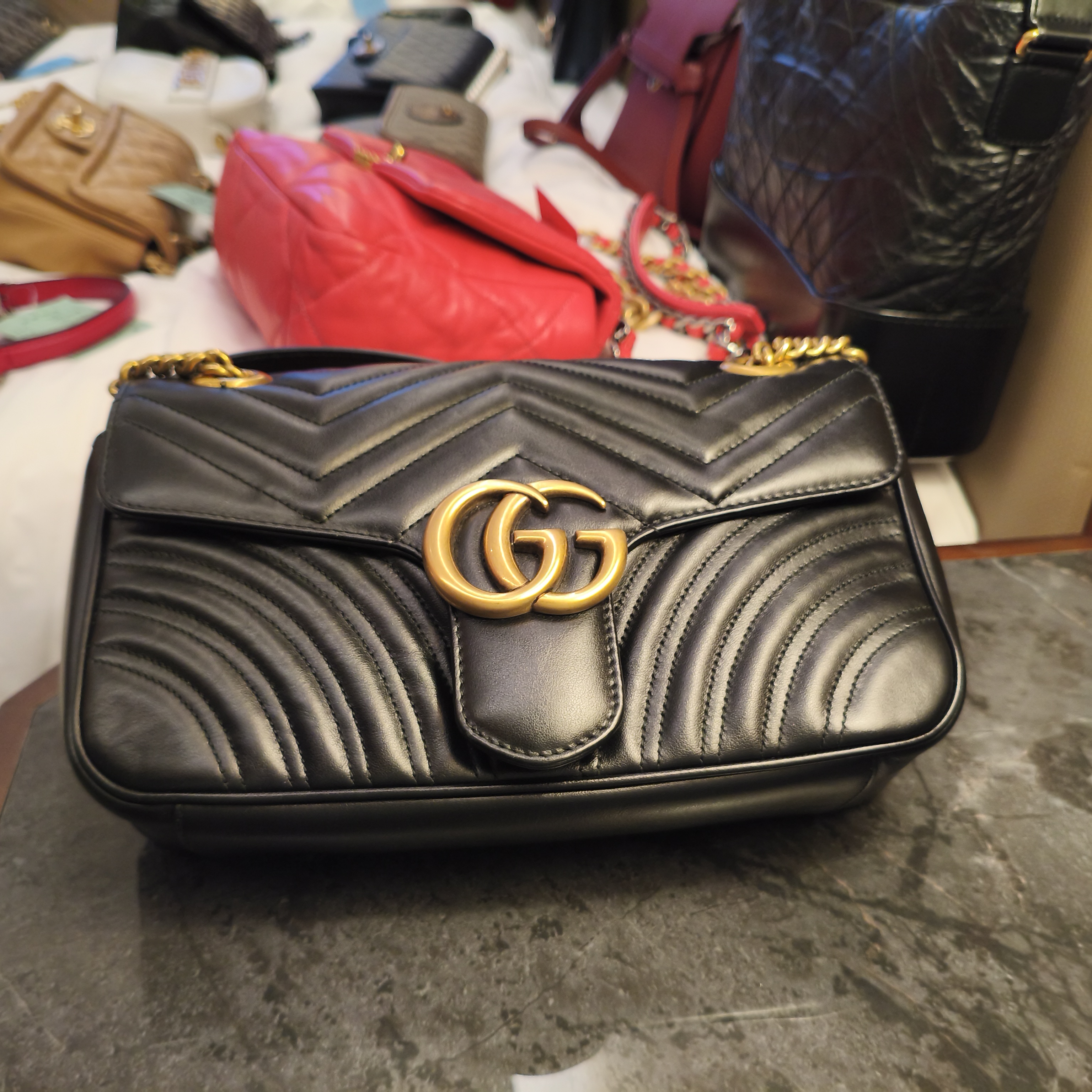 95新 GUCCI/古驰 包展专属 gucci古驰 黑金马蒙26