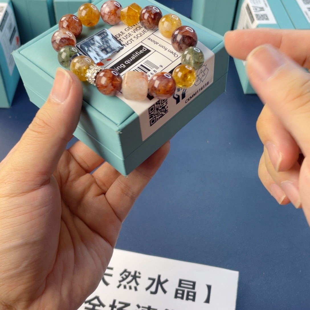 银S925镶嵌水晶手链