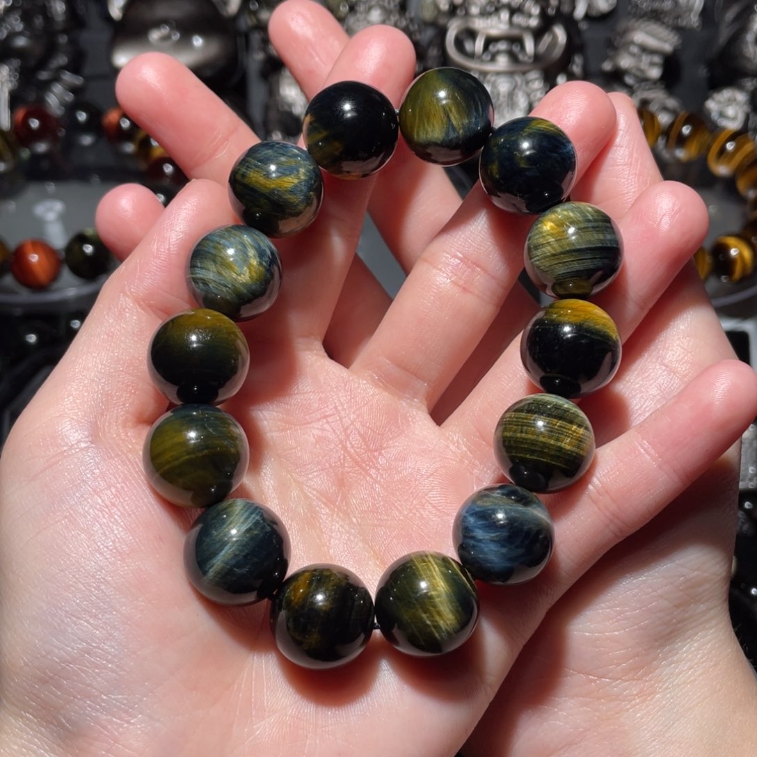 木变石（虎睛石）手串未镶嵌一