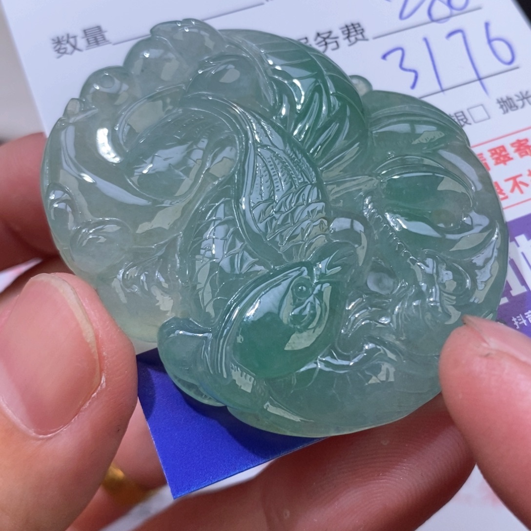 颈饰未镶嵌翡翠翡翠