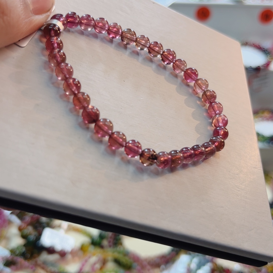 碧玺未镶嵌手链碧玺