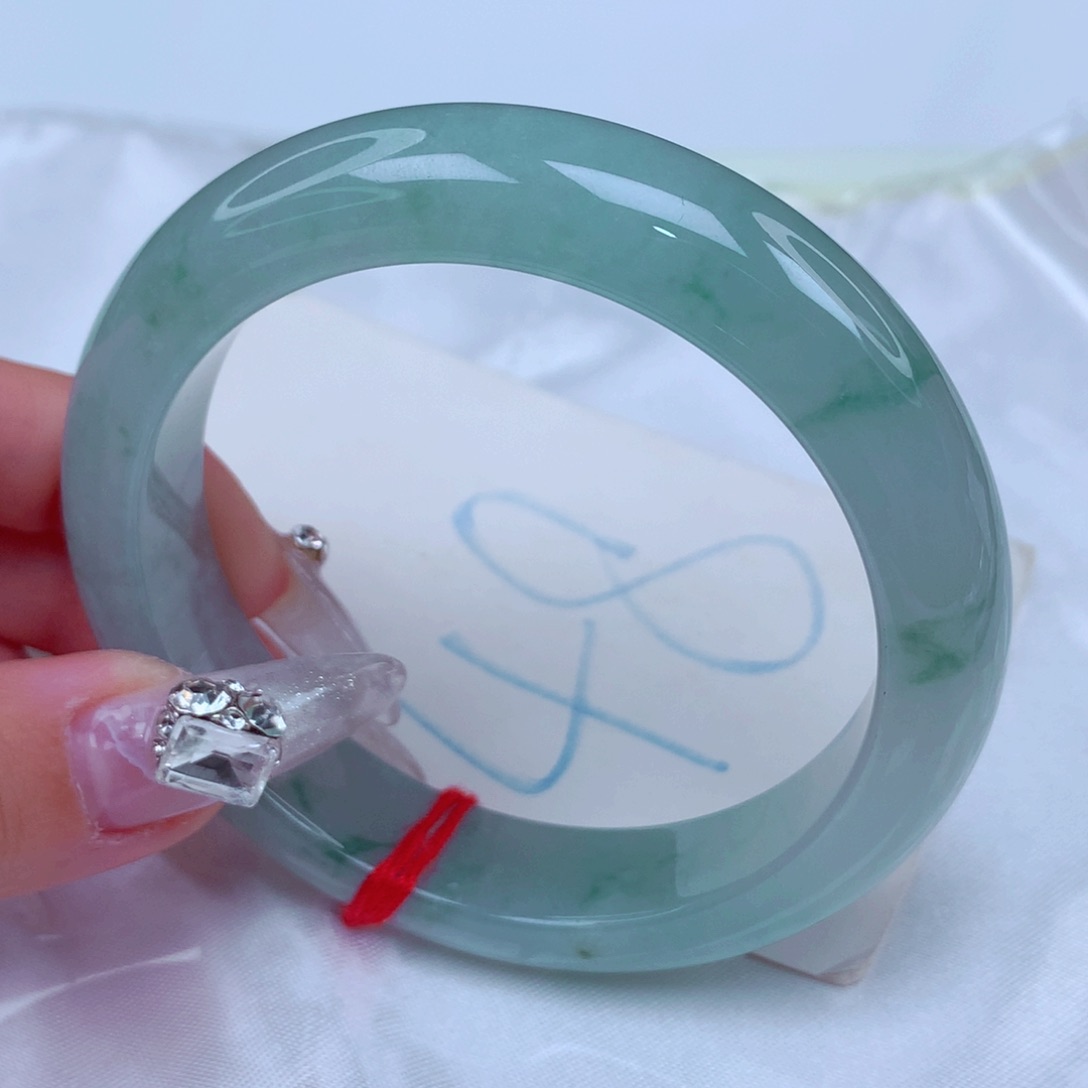 翡翠手镯未镶嵌天然缅甸翡翠A货手镯