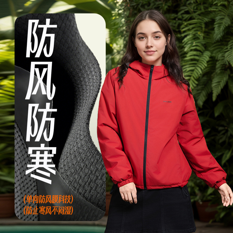 软壳冲锋衣女户外五防风保暖外套加绒羊毛休闲厚款登山服852厚款