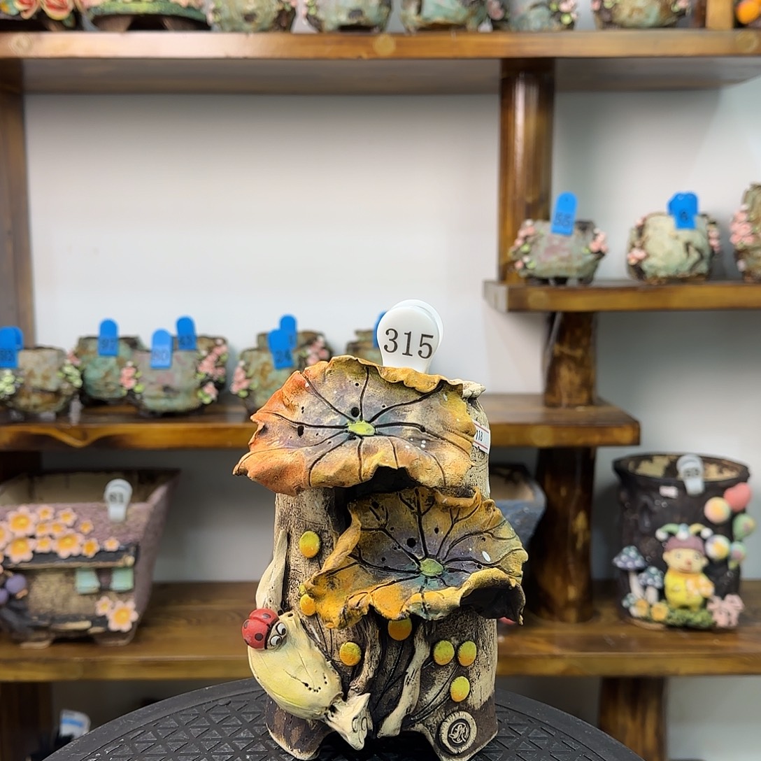 宁***4本默花器麦饭石花盆