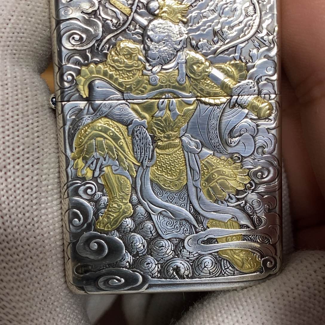 男**混黄铜常规雕刻工艺