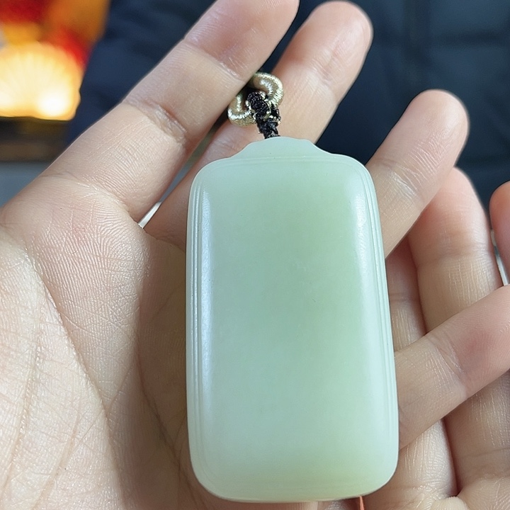 和田玉颈饰未镶嵌橘**茶