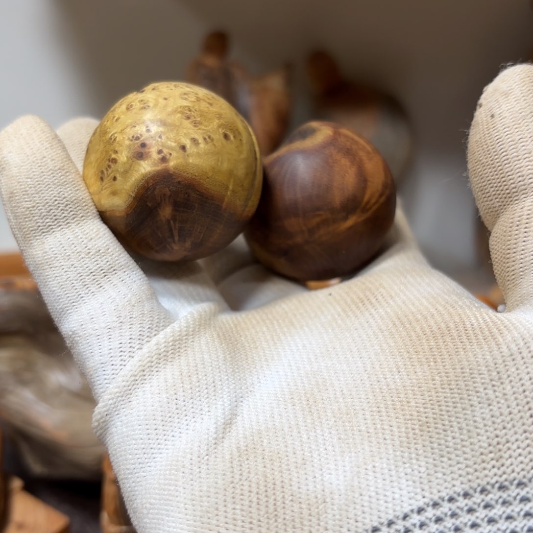 柏木（崖柏）全***生北太行随行手把件