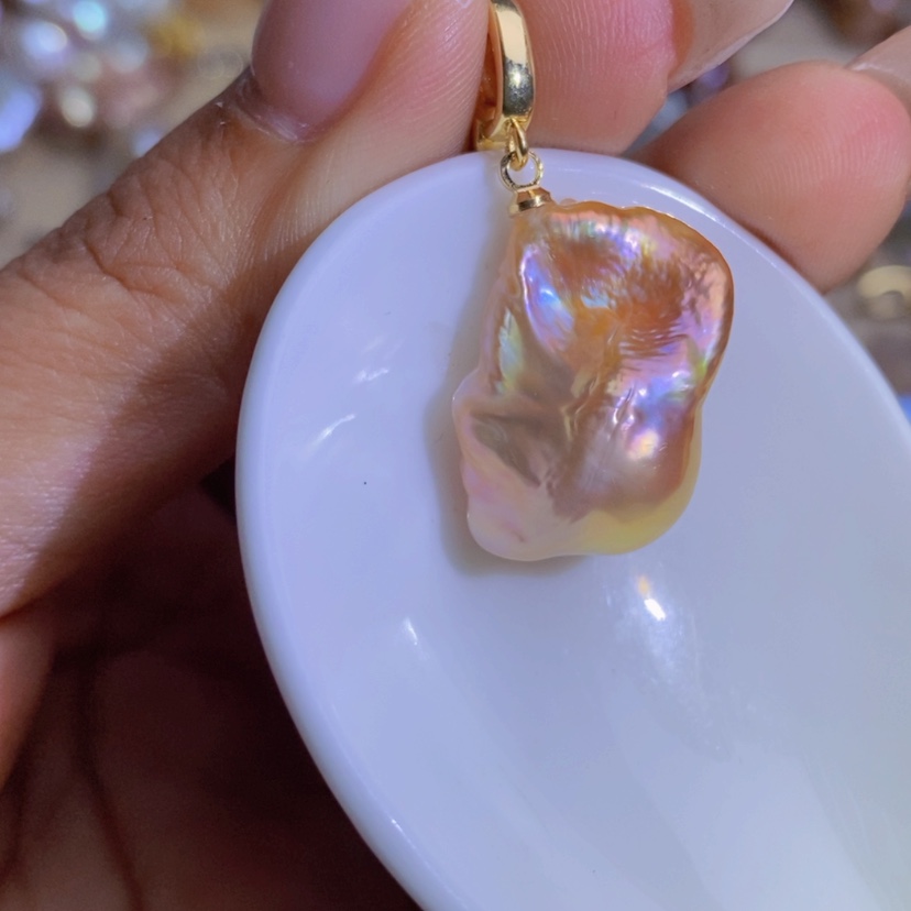 【闪购商品】合金淡水珍珠天然珍珠（微瑕）