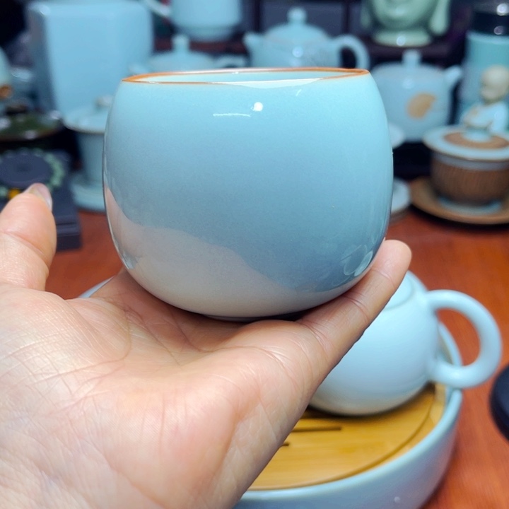 【闪购商品】汝州御龍汝瓷厂，茶器摆件手串