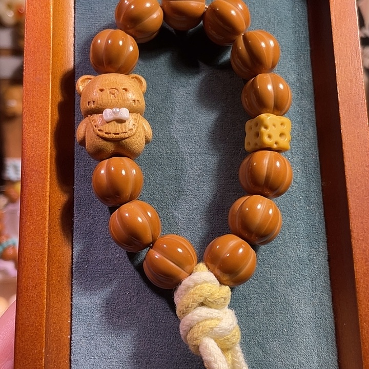 手串猴头核桃泡芙南瓜卡15手持小熊