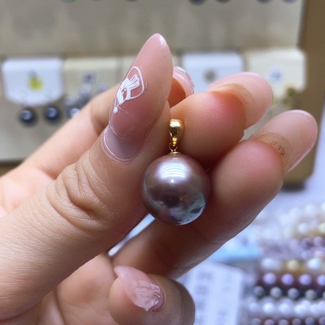 海水珍珠颈饰18K金镶嵌