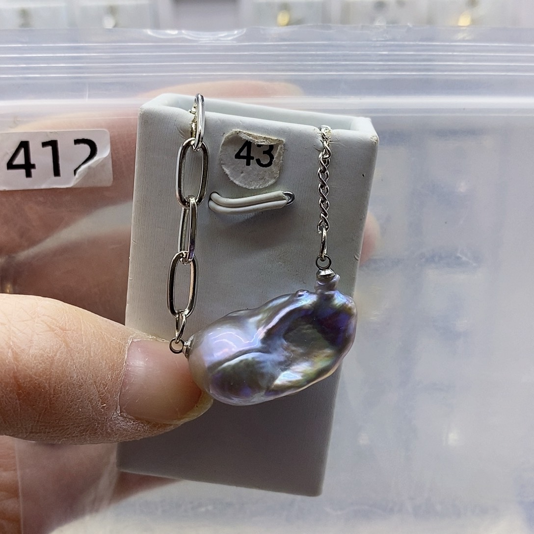 颈饰合金淡水珍珠