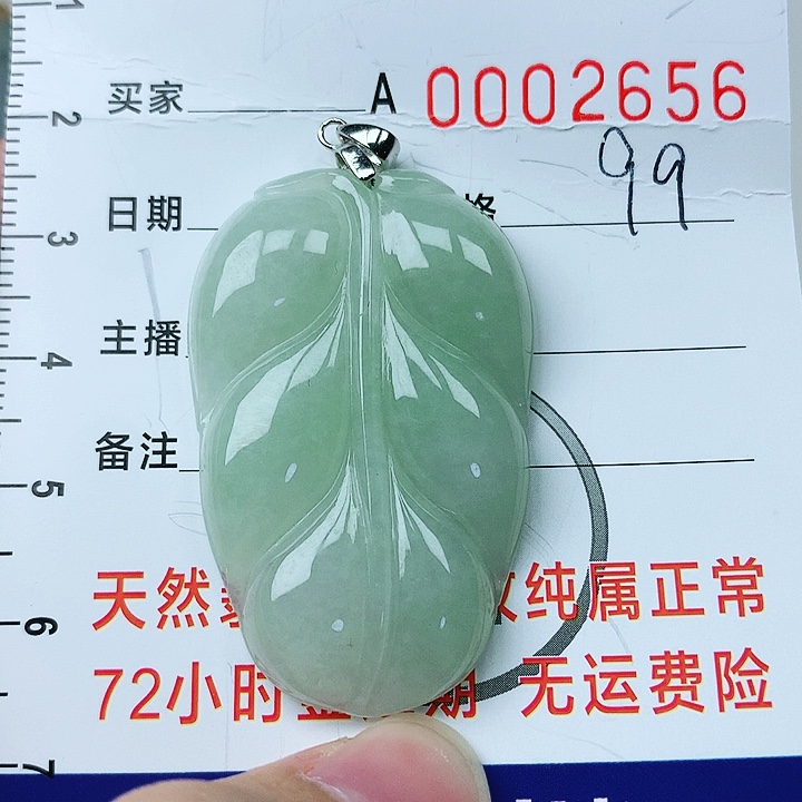 翡翠颈饰银S925镶嵌翡翠