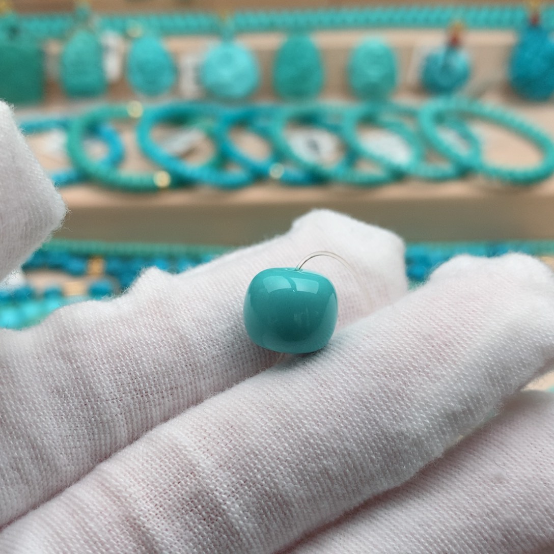 绿松石未镶嵌珠宝奇石11mm