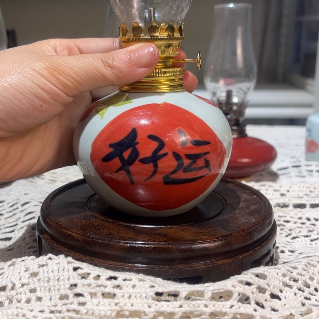 摆件景德镇陶瓷香薰灯