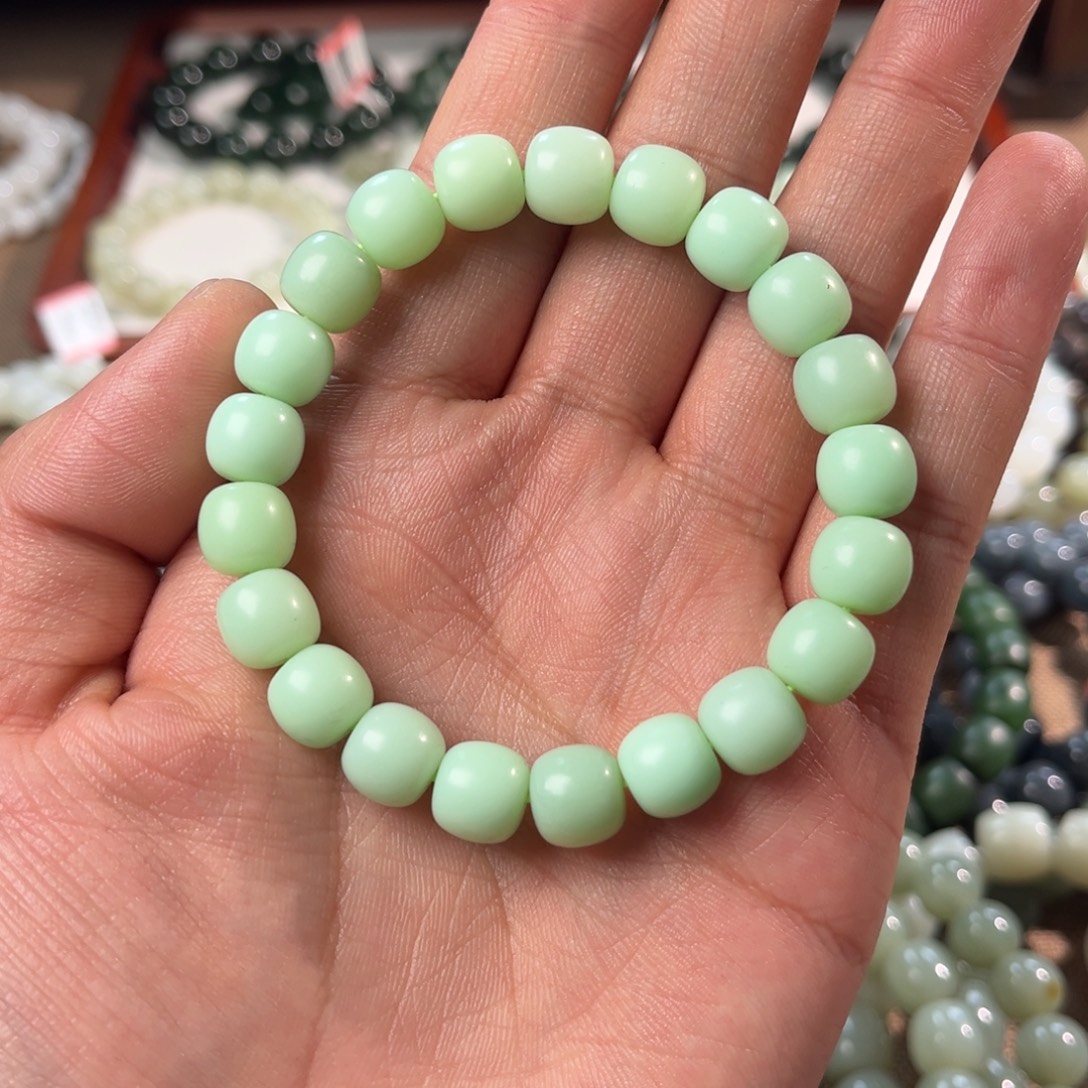 和田玉未镶嵌手链拍一发一