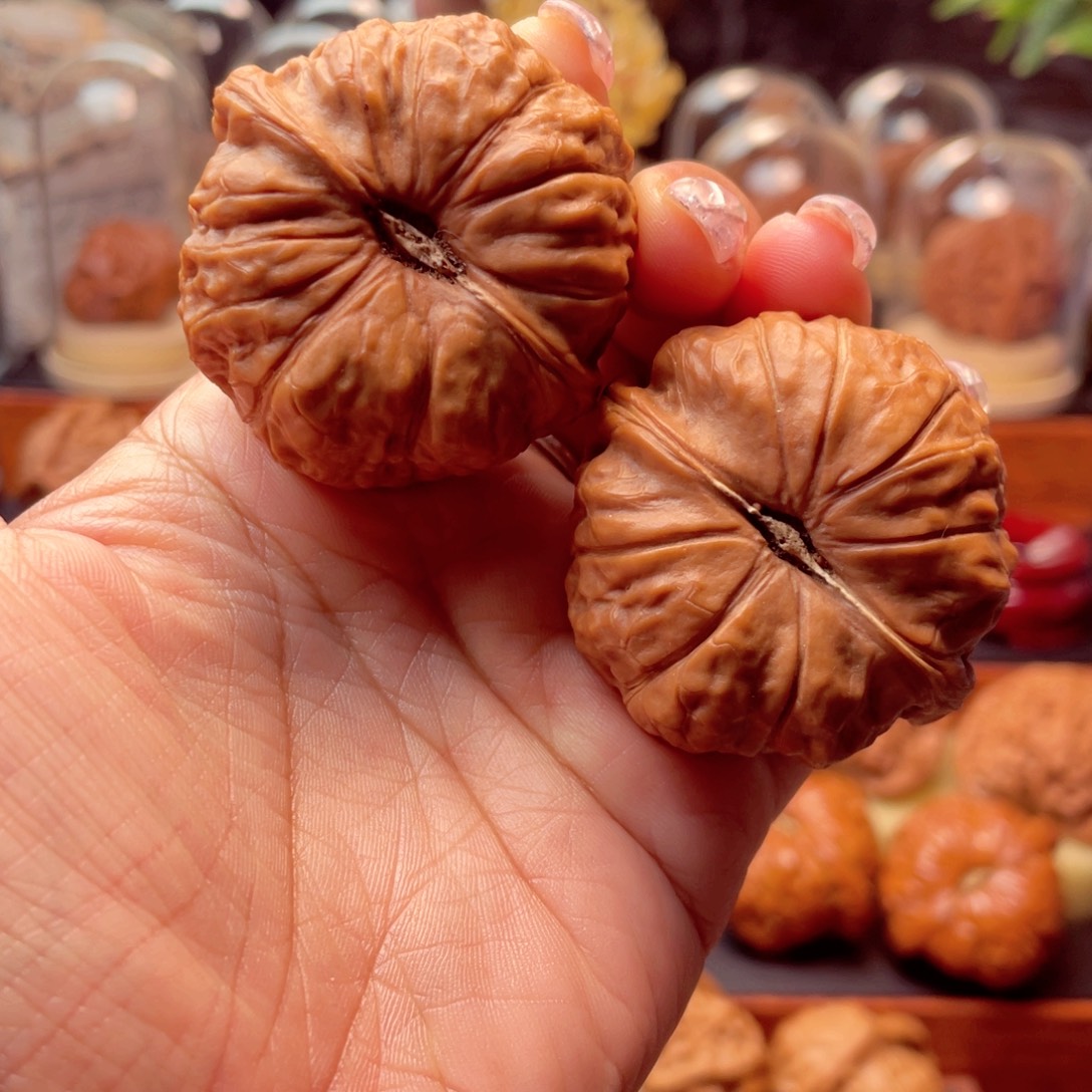 এ***࿐把件文玩核桃南瓜墩43