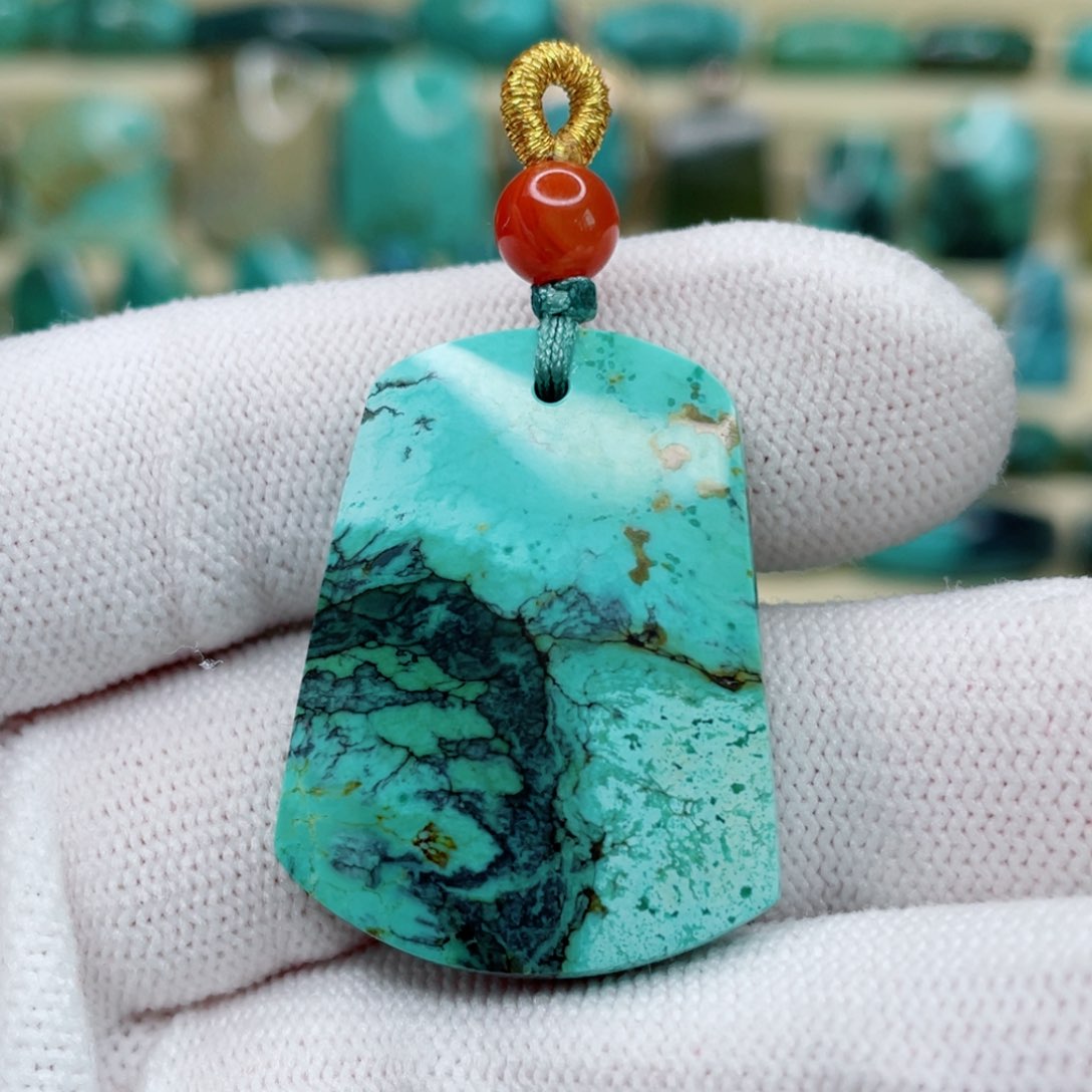 绿松石珠宝奇石未镶嵌