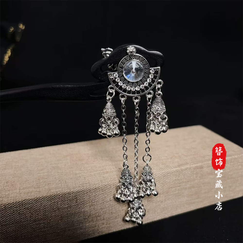 a929【铃梦】18公分原创发簪日常百搭简约盘发饰国风新中式旗袍头饰