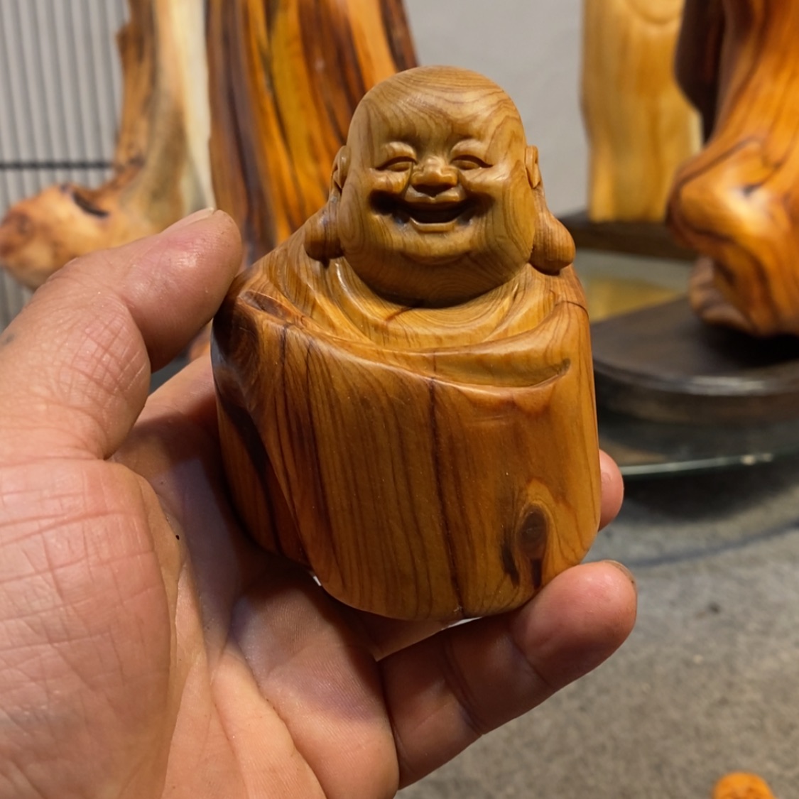 【闪购商品】柏木（崖柏）幸****号木雕工艺品摆件