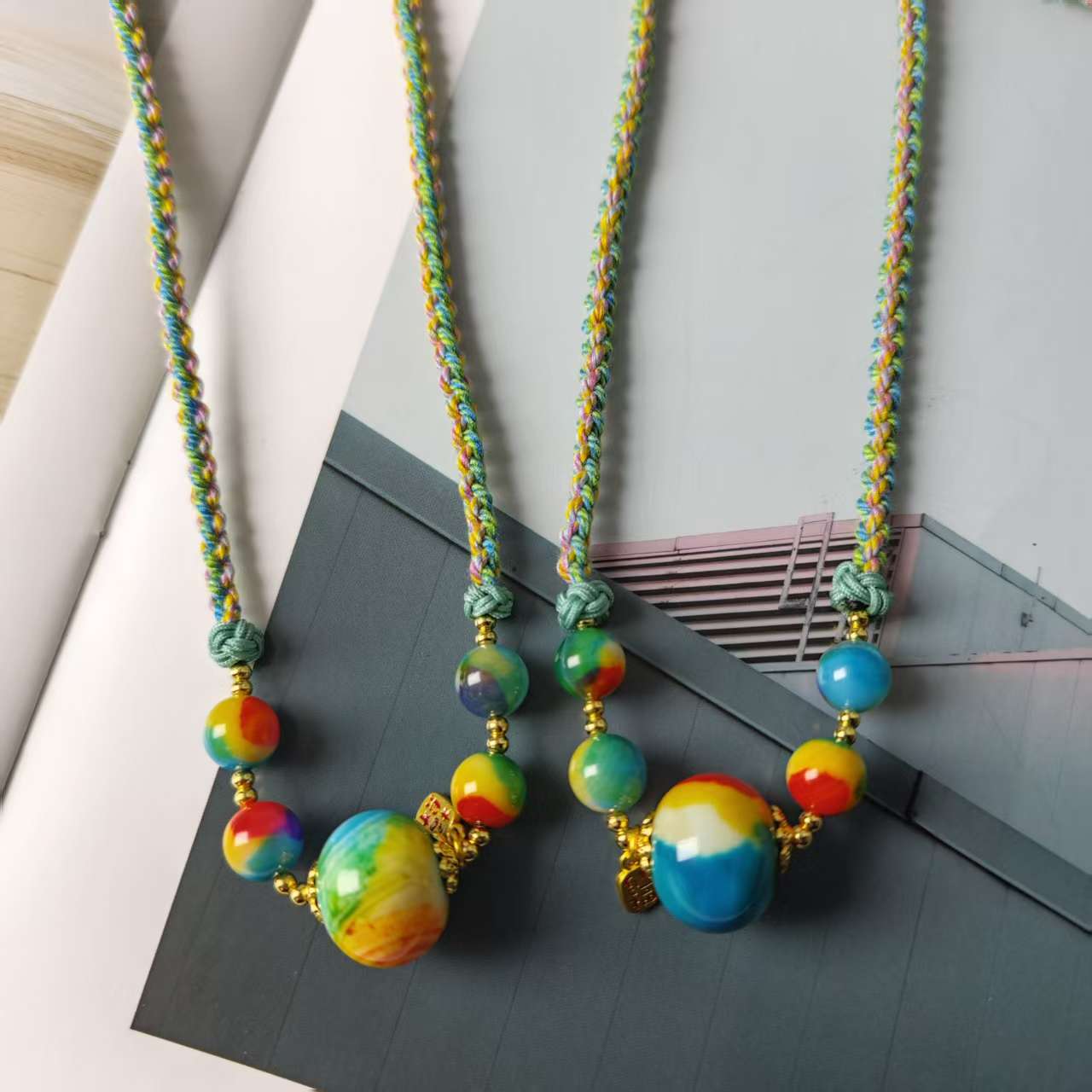 七彩糖果色项链-多样性发其一x620