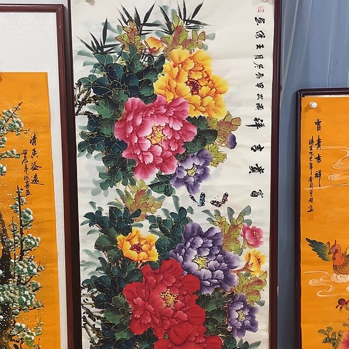 三个张画廊直播间！不带框