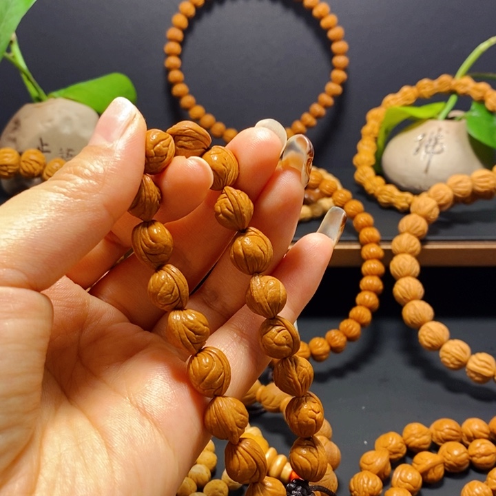 桃核手串原生态手串