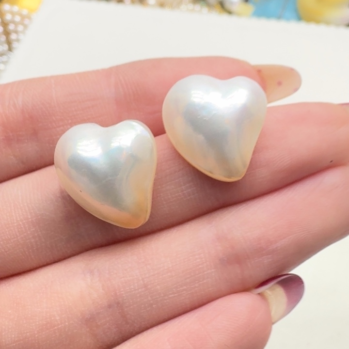 拼合珍珠（马贝珠）耳饰未镶嵌