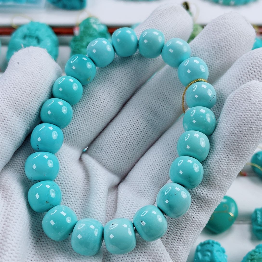 绿松石未镶嵌车挂