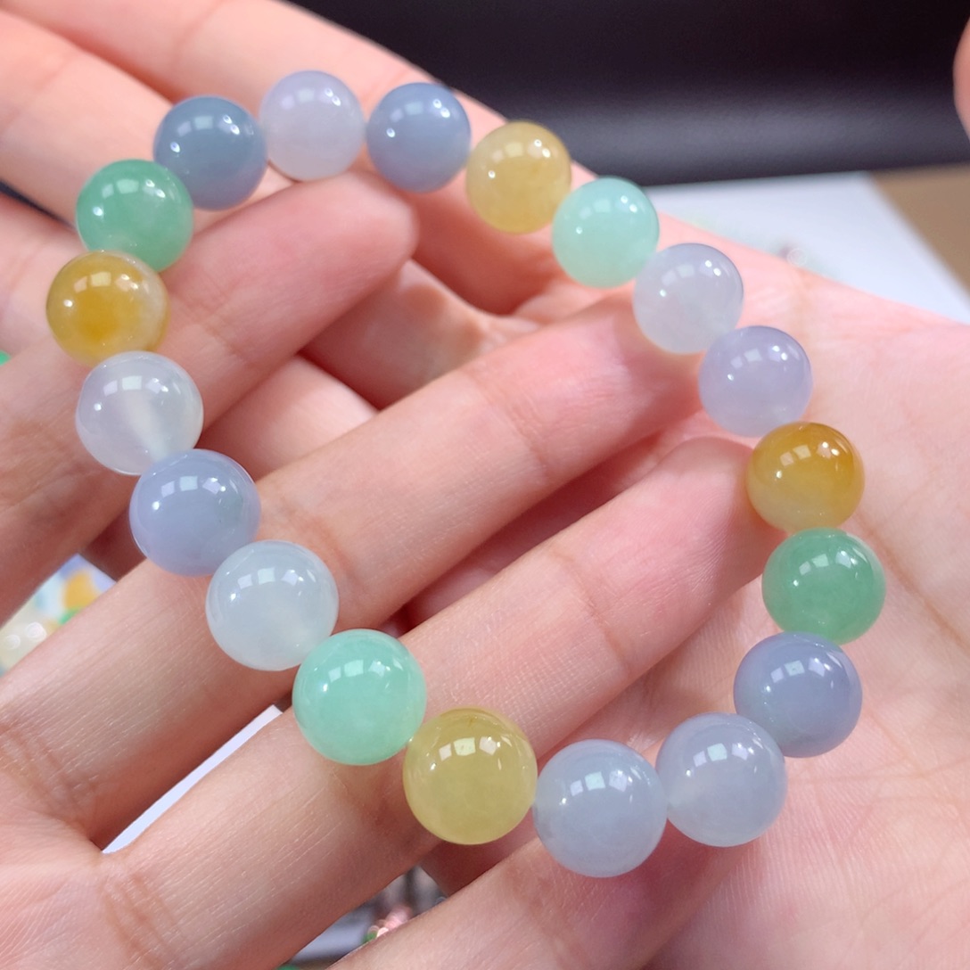 未镶嵌手链翡翠翡翠