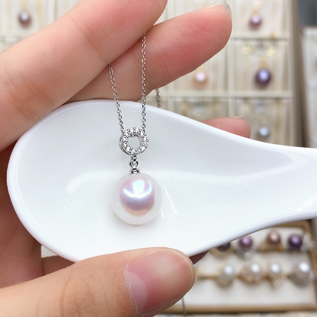 淡水珍珠颈饰合金