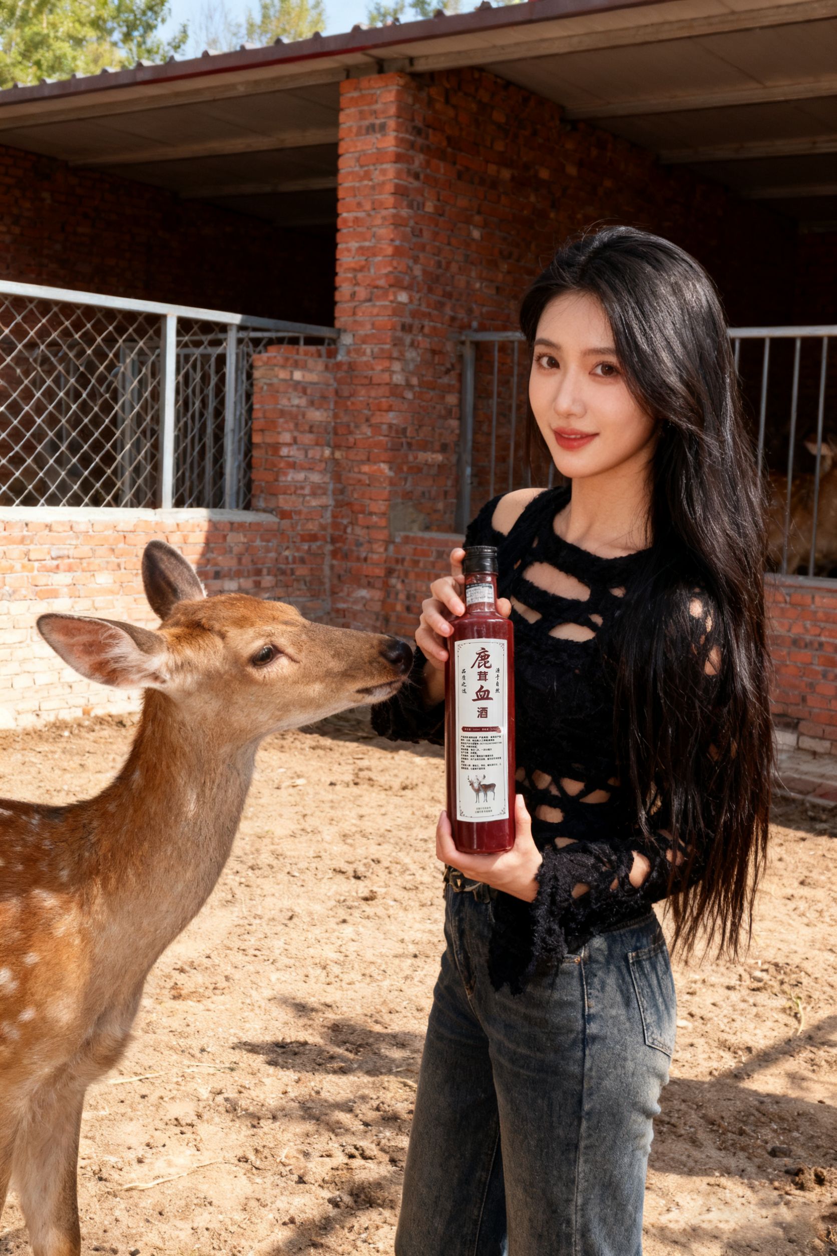 红色灵液鲜鹿茸鹿茸红酒红鹿场严选温补滋润