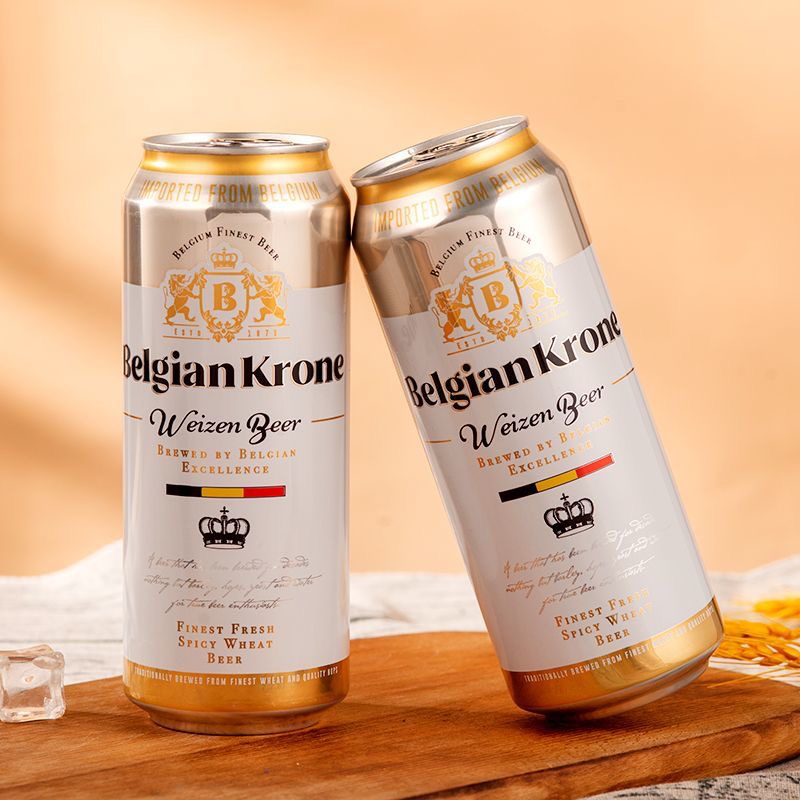 8月25号到期非原箱比利时原装进口克朗小麦白啤酒500ml*12听特价