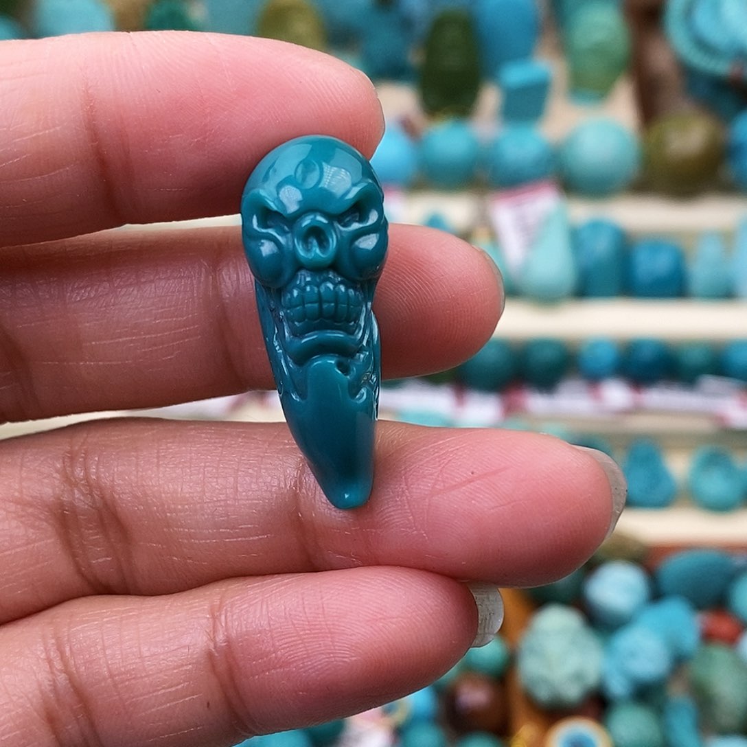 未镶嵌绿松石珠宝奇石