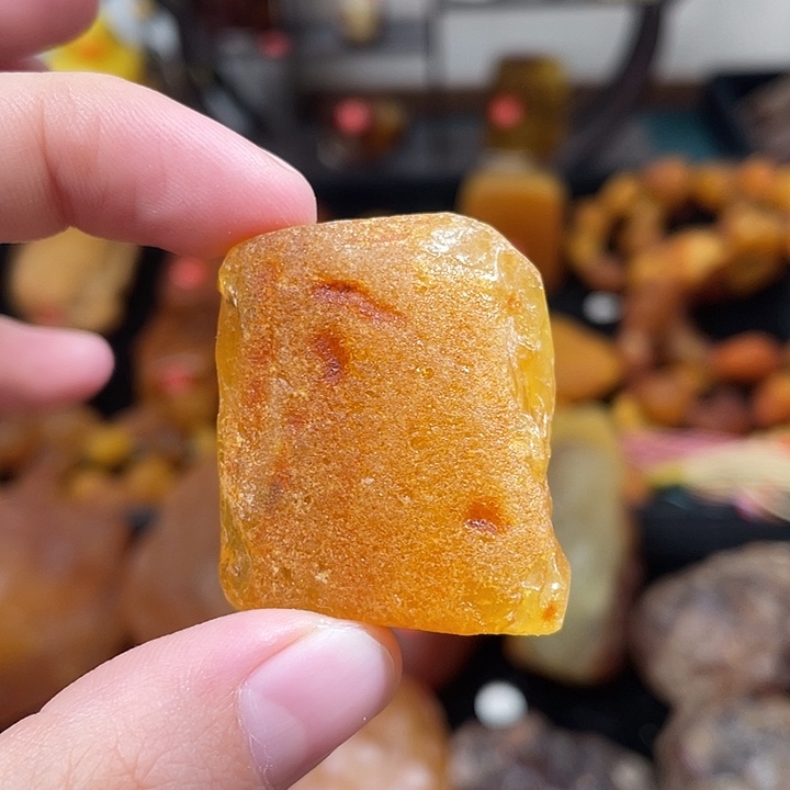 琥珀未镶嵌珠宝奇石香腊