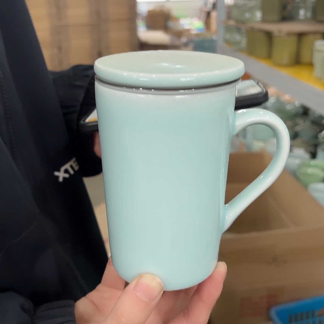 龙泉云间青瓷小米茶器