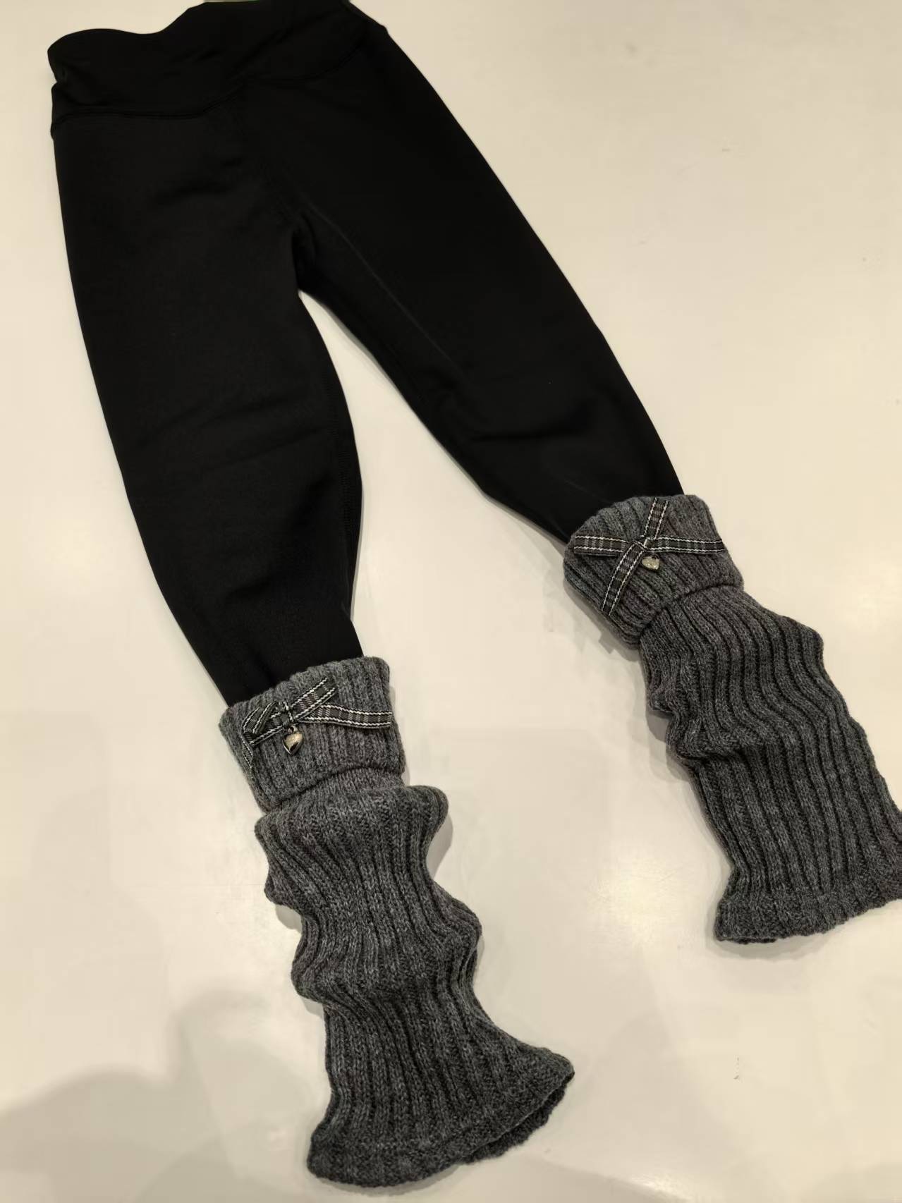 美美哒加绒打底裤休闲风冬季女孩休闲裤童装休闲裤加厚秋冬儿童