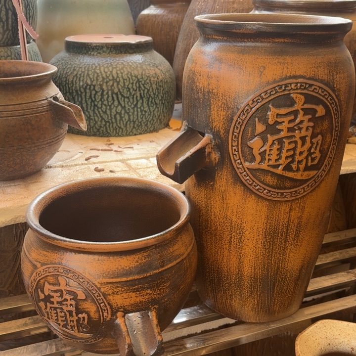 粗陶口径19/39，20/17进水口2.5厘米