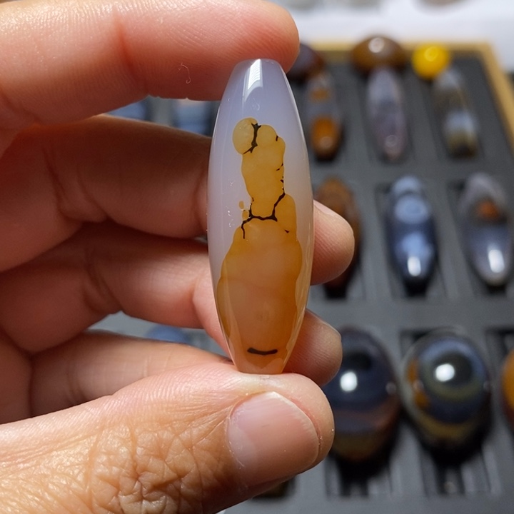 玛瑙/玉髓未镶嵌珠宝半成品用****4