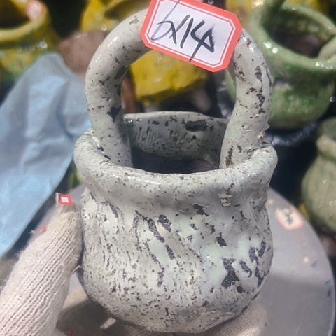 粗陶花盆手工花盆制作