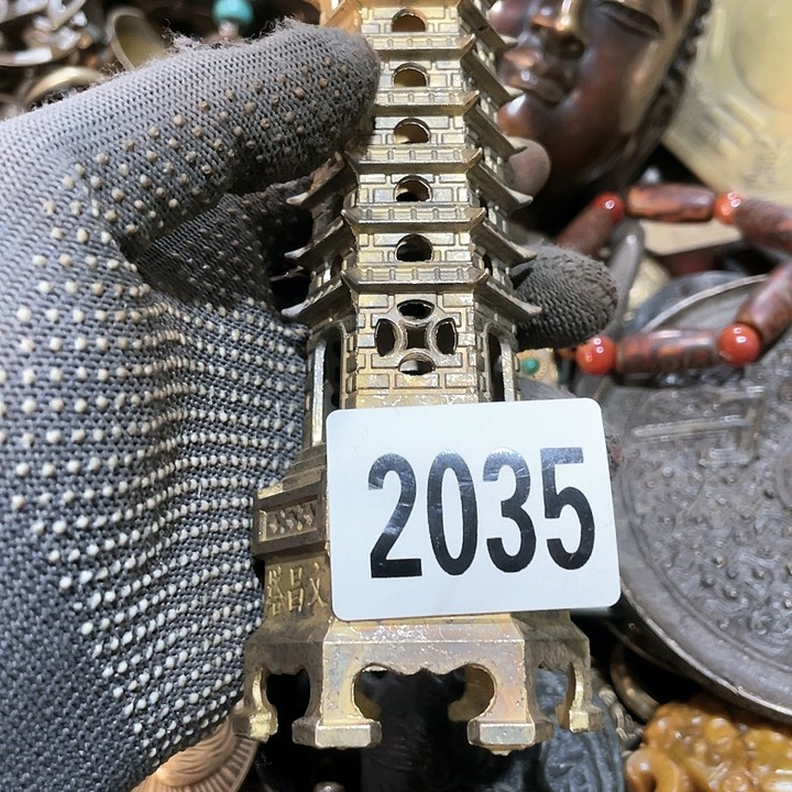 麻*轴同心同德摆件摆件2035