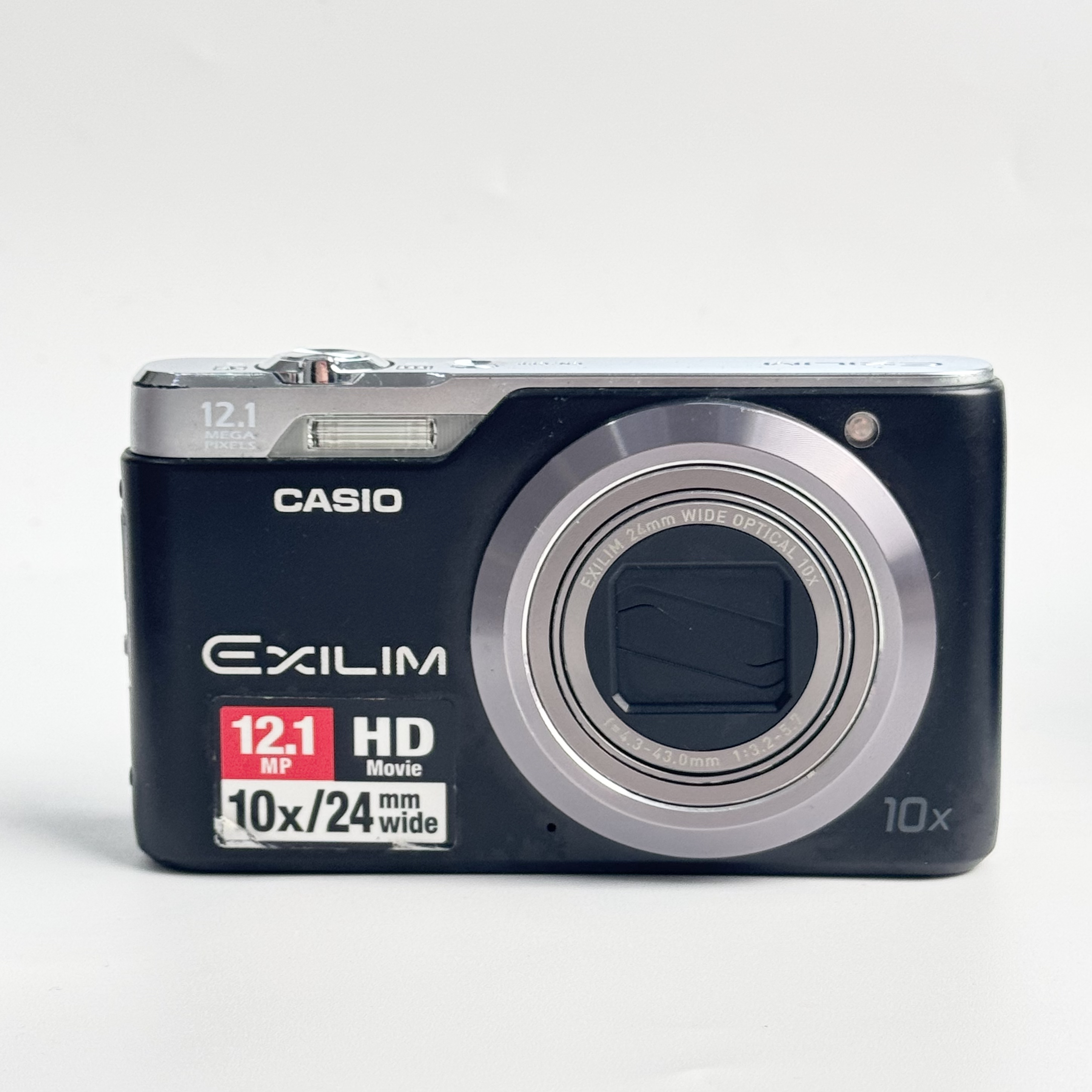 95新 Casio/卡西欧 h5黑色1210w像素10倍光学变焦复古ccd相机